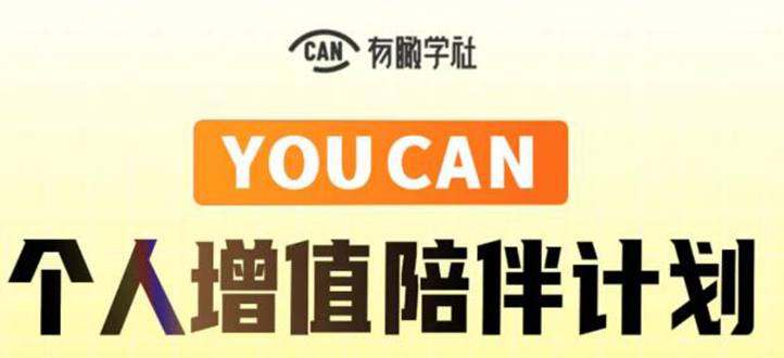 YOUCAN个人增值陪伴计划：提升个人“稳定可持续赚钱能力”-轻创社