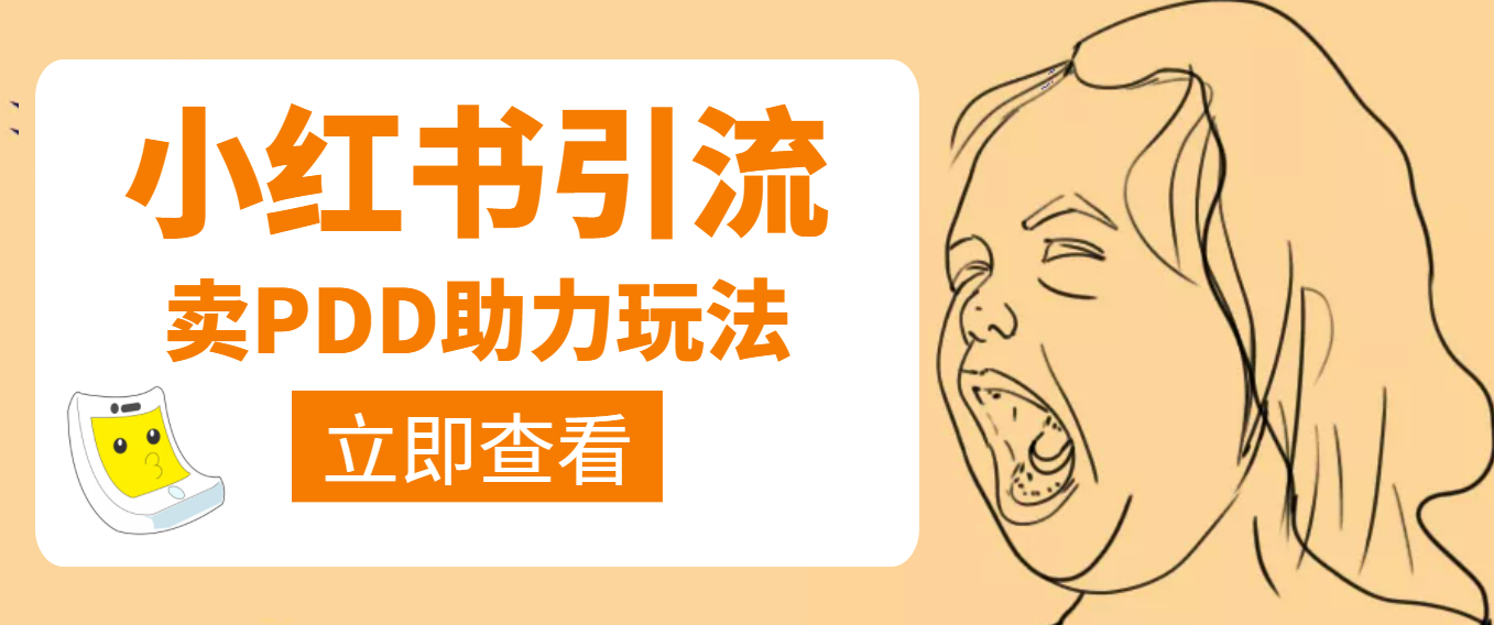 利用小红书卖拼多多助力，日赚100+，顺便还能引个流【视频课程】-轻创社