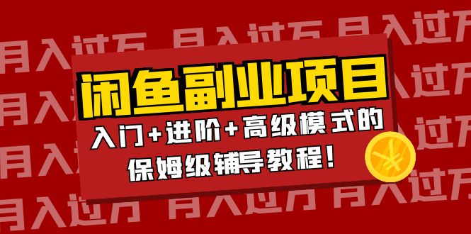 月入过万闲鱼副业项目：入门+进阶+高级模式的保姆级辅导教程！-轻创社