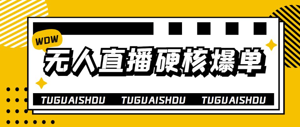 大飞无人直播硬核爆单技术，轻松玩转无人直播，暴利躺赚-轻创社