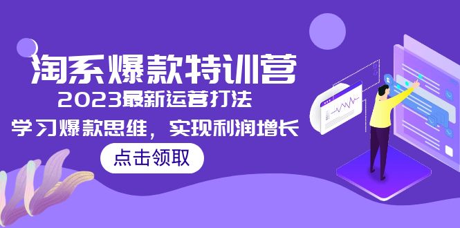 2023淘系爆款特训营，2023最新运营打法，学习爆款思维，实现利润增长-轻创社