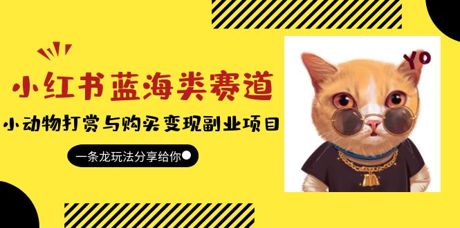 小红书蓝海类赛道：小动物打赏与购买变现副业项目，一条龙玩法分享给你！-轻创社