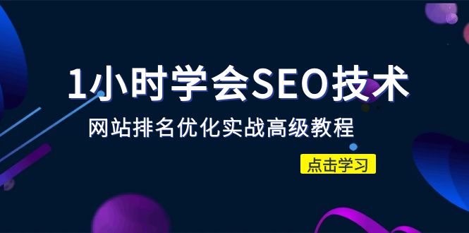 1小时学会SEO技术 网站排名优化实战高级教程-秒杀市面95%收费几千的SEO教程-轻创社