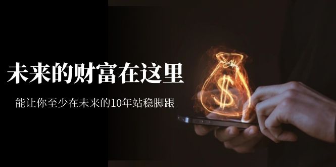 某收费文章《未来的财富在这里》能让你至少在未来的10年站稳脚跟-轻创社