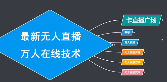 最新无人直播万人在线技术：养号+真人+无人直播步骤+方式+变现-轻创社