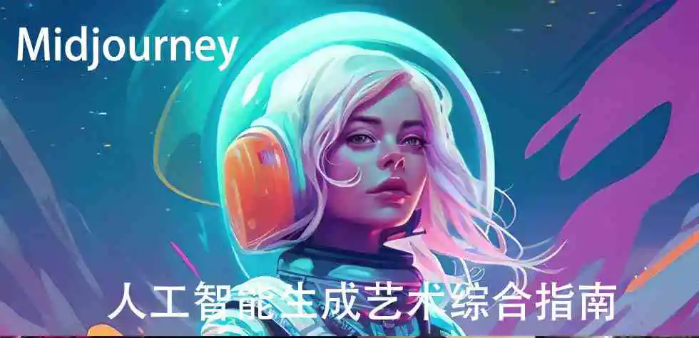 Midjourney及ChatGPT 4人工智能生成艺术图像综合指南-9节课-中英字幕-轻创社