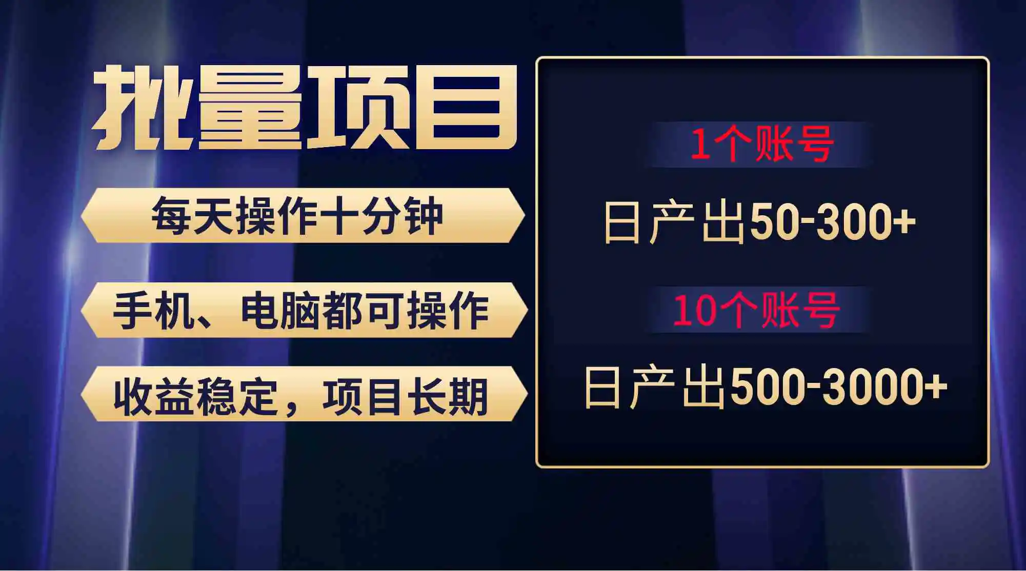 红利项目稳定月入过万，无脑操作好上手，轻松日入300+-轻创社