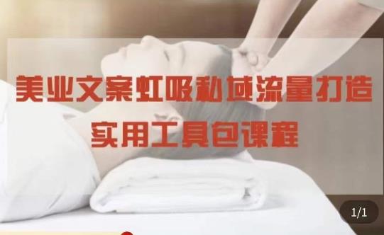 美业文案私域流量打造实用教程：学会私域流量打造和营销！-轻创社
