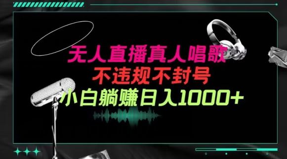抖音24小时无人直播音乐，不违规，不封号纯撸音浪，小白实操当天日入1000+【揭秘】-轻创社