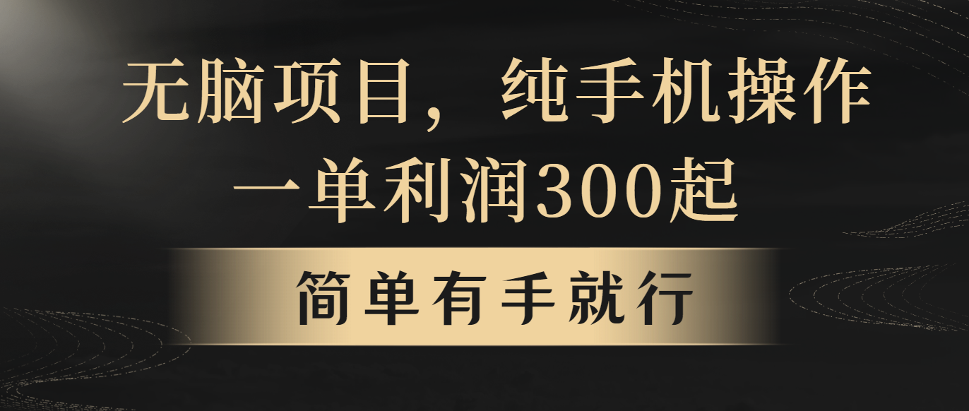 没脑子新项目，一单几百元，轻轻松松月入5w ，看了就可以直接实际操作-轻创社