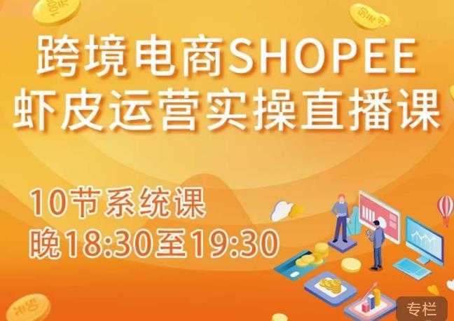 跨境电商Shopee虾皮运营实操直播课，从零开始学，入门到精通（10节系统课）-轻创社