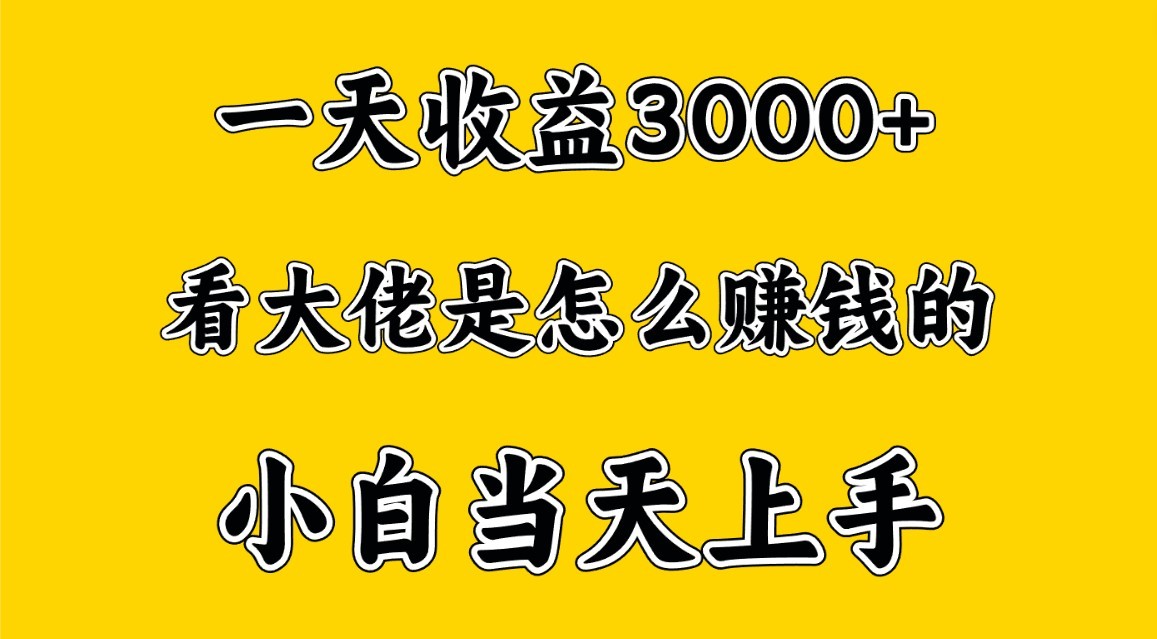 一天赚3000多，大佬是那样赚大钱的，新手当日入门，穷人翻身新项目-轻创社