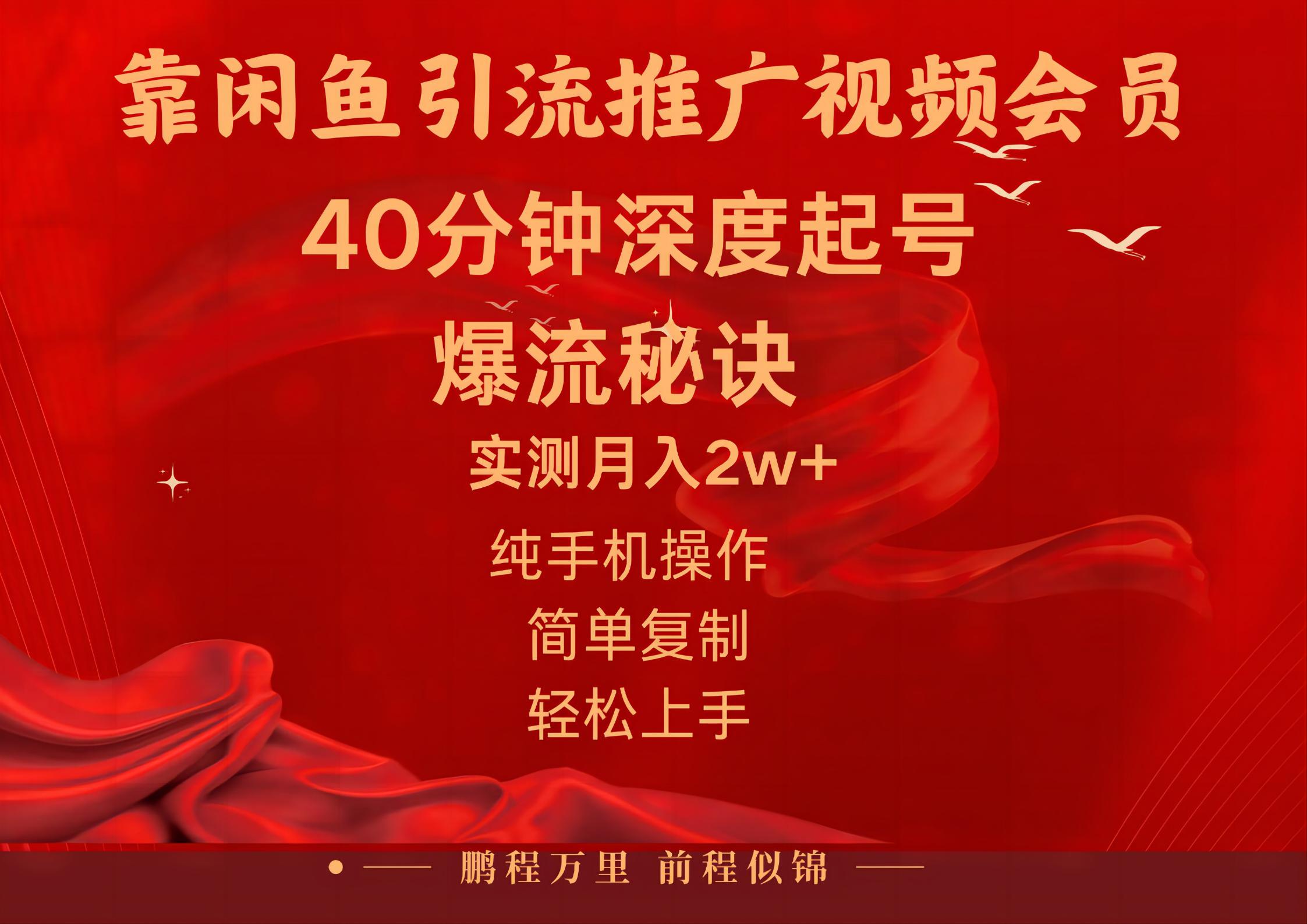 闲鱼平台暴力行为推广和引流影视会员，可以做到日入2W ，使用方便-轻创社