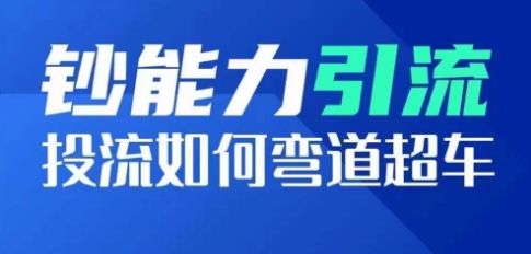 金钱的力量引流方法：投流怎样弯道超越，投流指数及增长方法，造就爆款短视频-轻创社