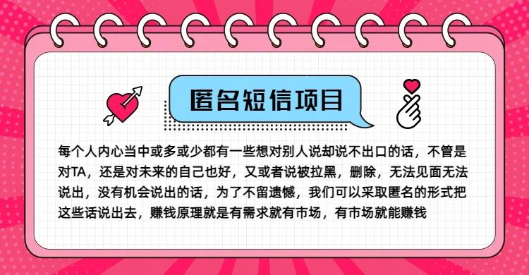 冷门小众赚钱项目，匿名短信，玩转信息差，月入五位数【揭秘】-轻创社
