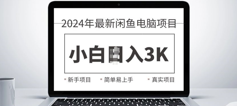 2024全新闲鱼电脑新项目，出手就可以吃肉的好项目-轻创社