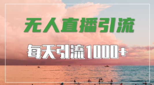 抖音快手视频号全平台通用，无人直播引流法，超暴力引流1000+高质量精准创业粉【揭秘】-轻创社