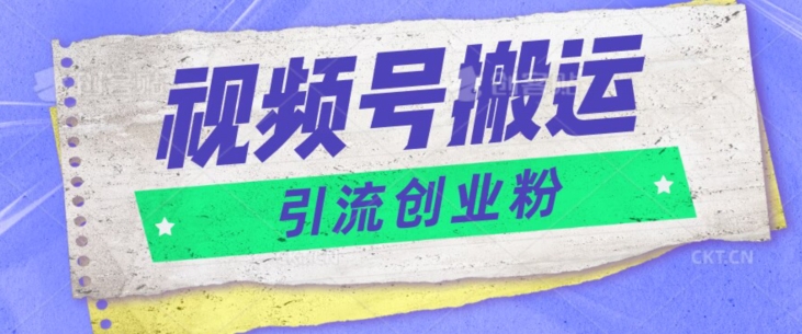 视频号搬运去重，单日引流200+创业粉-轻创社