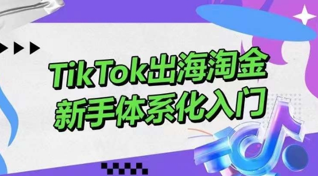 TikTok出海淘金，新手体系化入门，零基础快速入门，掌握短视频、直播带货等引流到变现的知识-轻创社